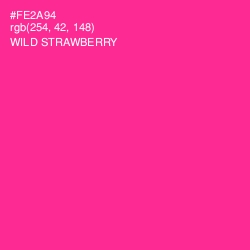 #FE2A94 - Wild Strawberry Color Image